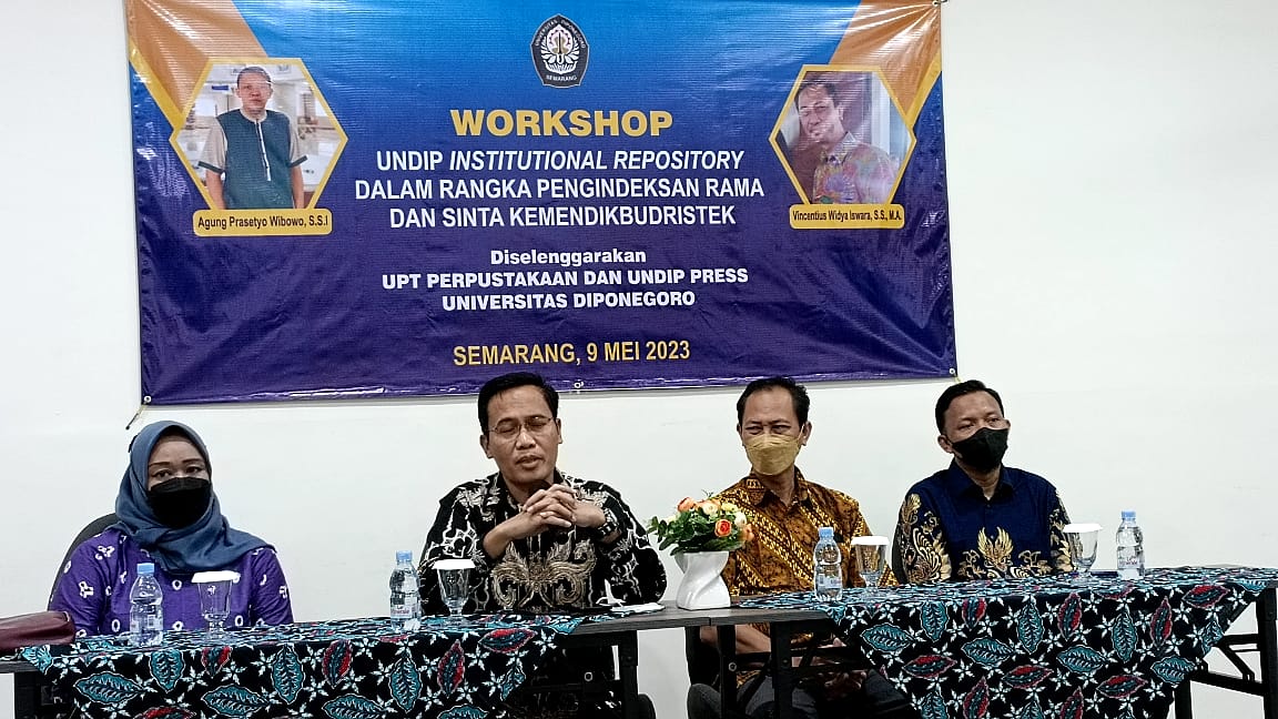 UNDIP MENYELENGGARAKAN WORKSHOP INSTITUSIONAL REPOSITORY (UNDIP-IR)