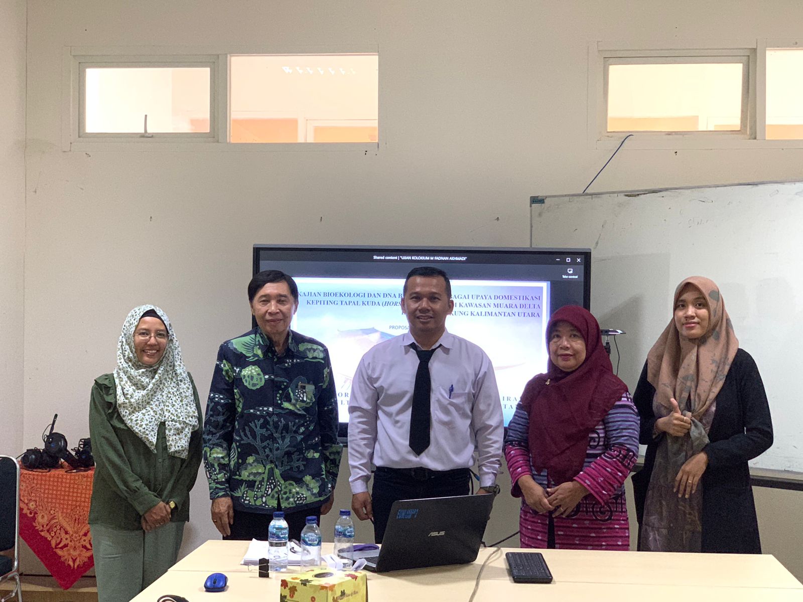 Colloquium Examination of Dissertation Proposal for Doctoral Program in Aquatic Resources Management by M Fadnan Akhmadi