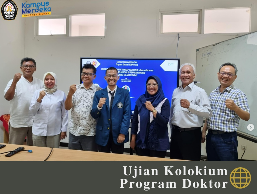 Ujian Kolokium Proposal Disertasi Program Doktor Manajemen Sumber Daya Perairan