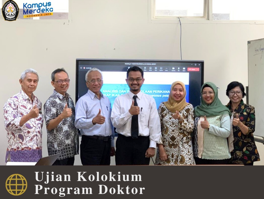 Ujian Kolokium Proposal Disertasi Program Doktor Manajemen Sumber Daya Perairan