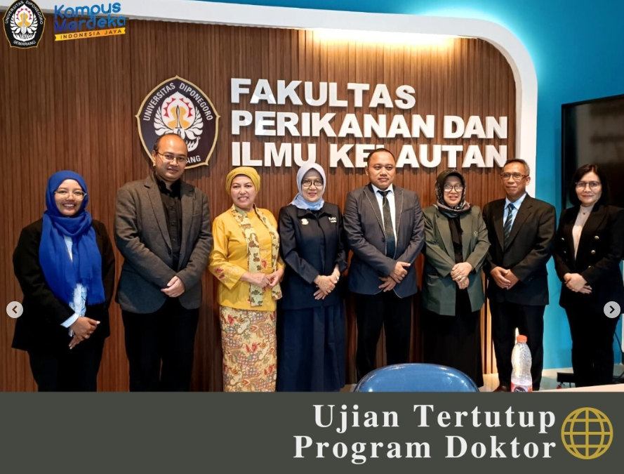 Dr. Dwi Imam, The 189th Doctor of Aquatic Resources Management from Doctoral Study Program