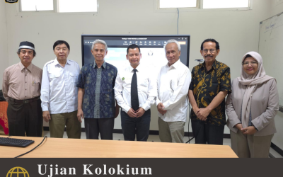 Colloquium Examination of Dissertation Proposal for Doctoral Program in Aquatic Resources Management by Akhmad Rafii