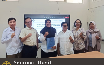 Seminar Hasil Penelitian Program Doktor Manajemen Sumber Daya Perairan an Indah Saraswati