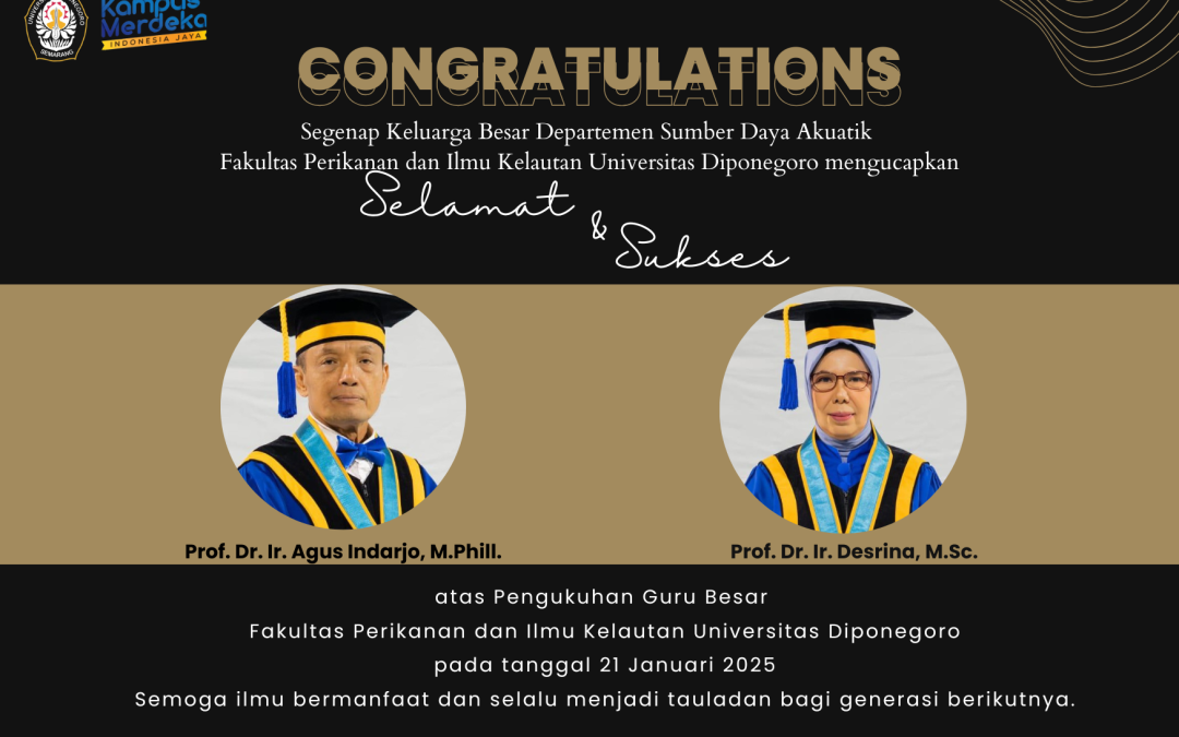 PENGUKUHAN GURU BESAR FPIK UNDIP