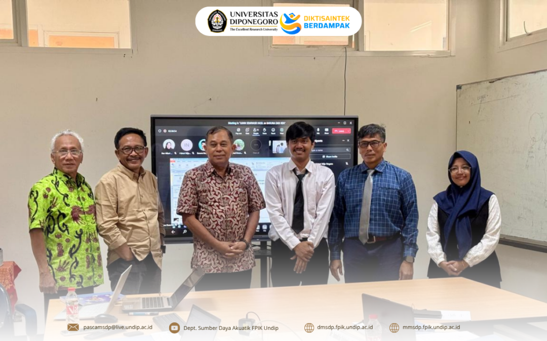 Seminar Hasil Penelitian Program Doktor Manajemen Sumber Daya Perairan an Baruna Kusuma