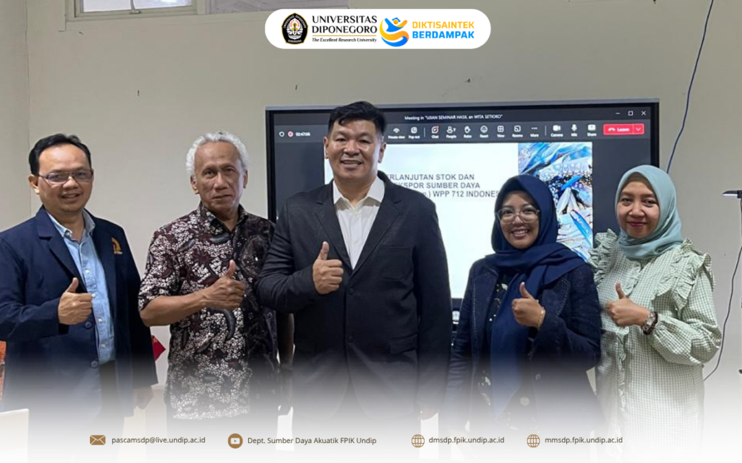 Seminar on Research Results of the Doctoral Program in Aquatic Resources Management by Wita Setioko
